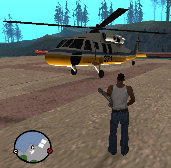 вертолет в GTA San Andreas