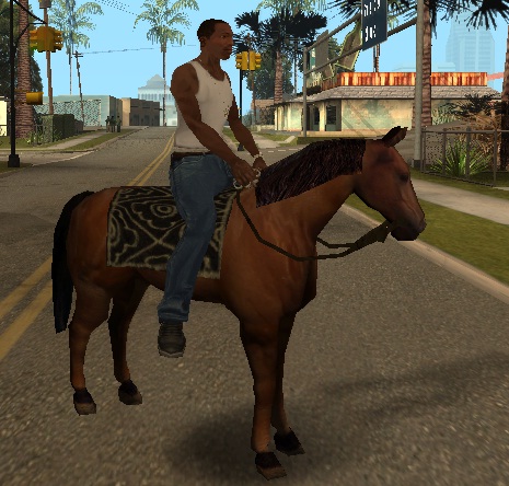 коды на GTA San Andreas на лошадь